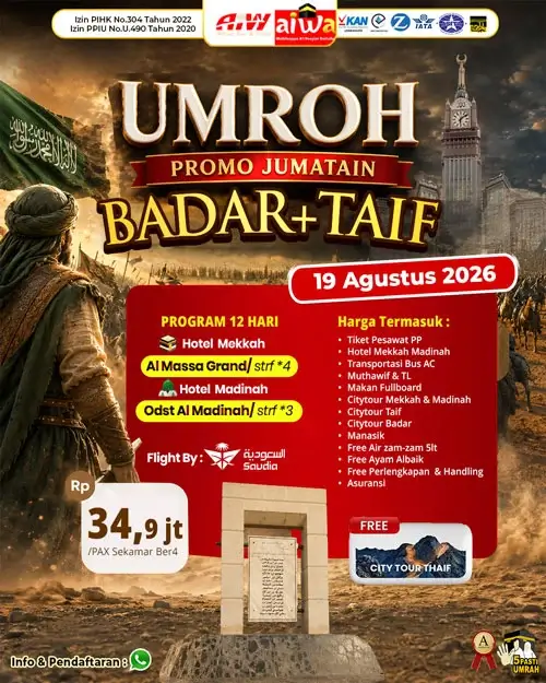 umroh plus badar taif